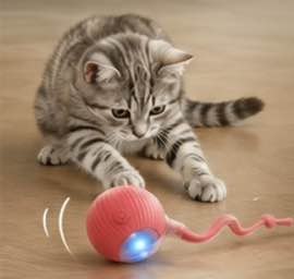 Balle Interactive Pawvia™ | Jouet Intelligent Rechargeable pour Chat