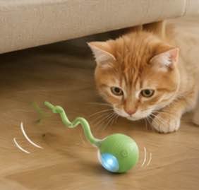 Balle Interactive Pawvia™ | Jouet Intelligent Rechargeable pour Chat
